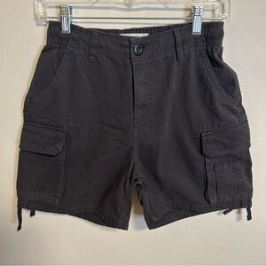 Bershka Black Jean Shorts with Classic Style European Brand